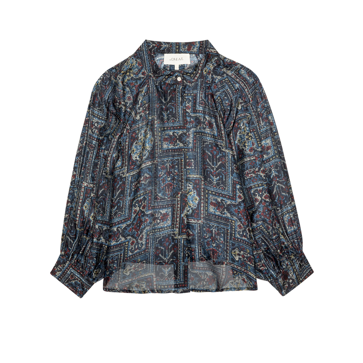 The Ashland Top in Heirloom Textile Print