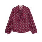 The Zenith Top in Medallion Tie Print