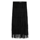 The Fringe Skirt in Black